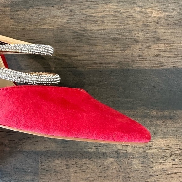 Marc Fisher Red Strappy Heels - Picture 4 of 7